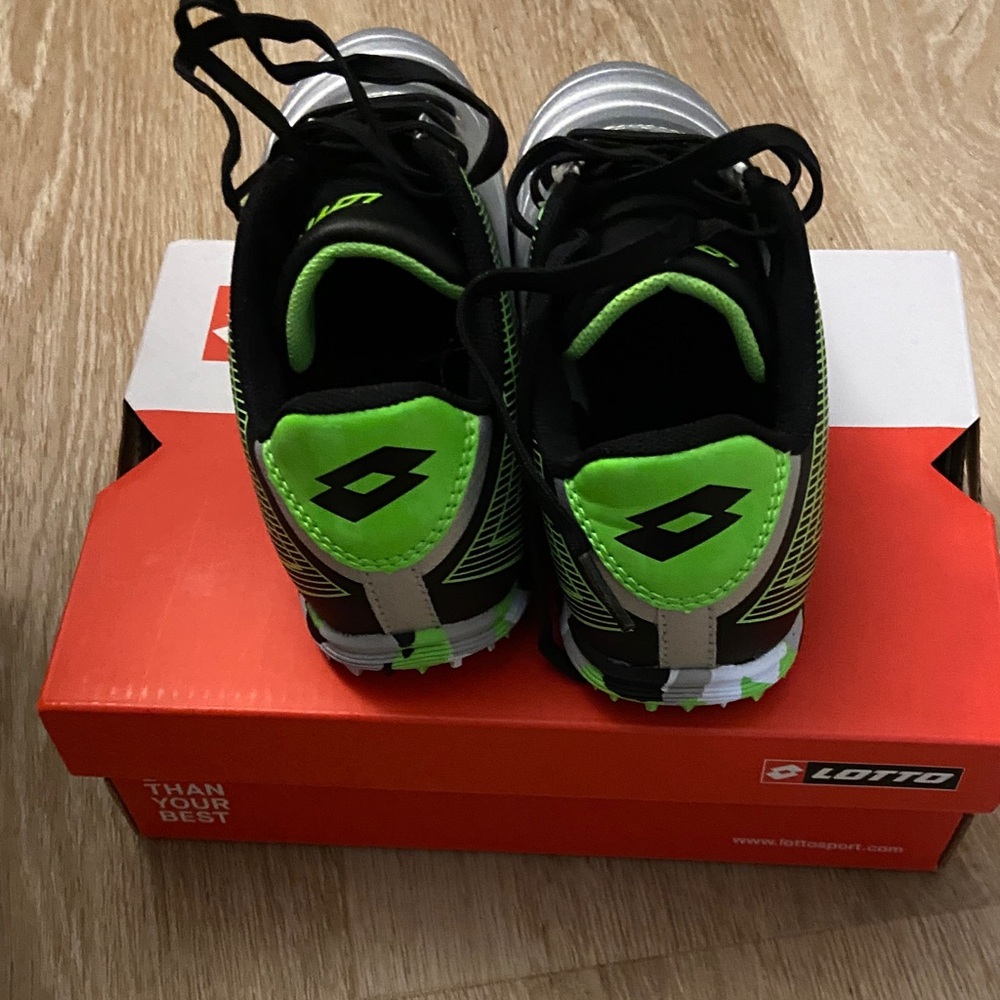 Lotto Kids Sneakers - Silver and Green - Picture 4 of 4
